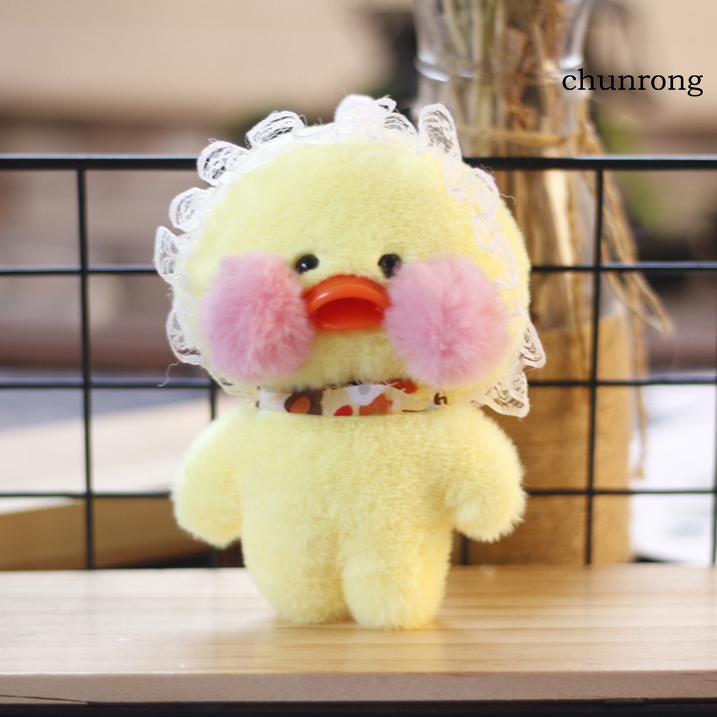 Móc Khóa Hình Vịt Nhồi Bông Mini Dễ Thương