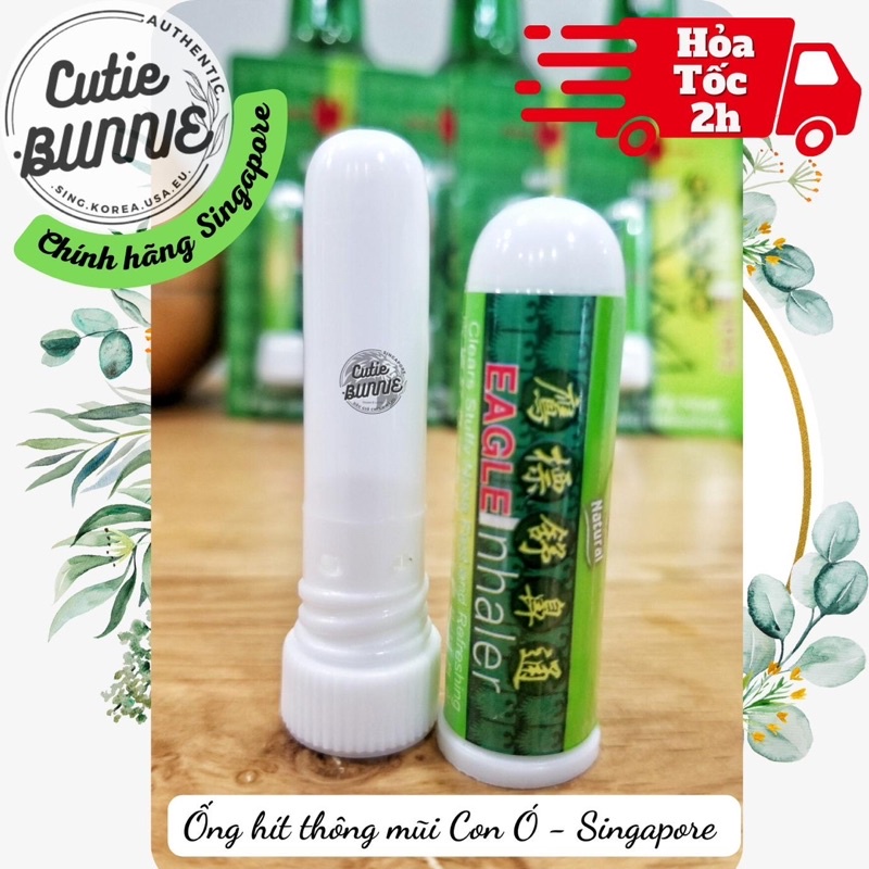 Ống hít thông mũi Con Ó - Hàng nội địa Sing / The mát, giảm nghẹ mũi / Chuyên sỉ lẻ dầu gió