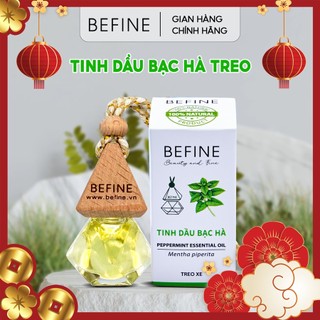 Tinh dầu bạc hà treo xe ô tô Befine - Tinh dầu bạc hà treo xe hơi nguyên chất, tinh dầu treo tủ quần áo