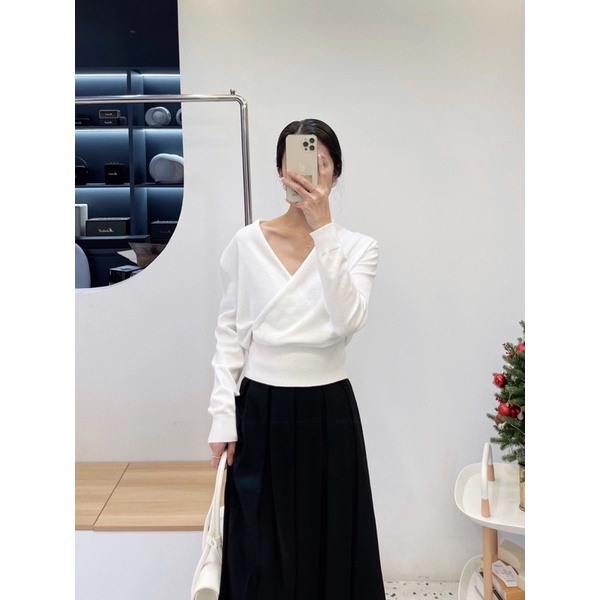 Áo len cổ V AL46