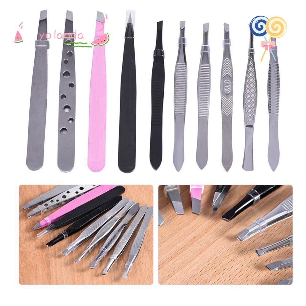 Set 10 Nhíp Tỉa Lông Mày Chuyên Nghiệp Chất Lượng Cao