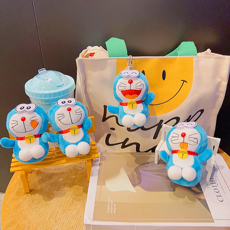 Móc Khóa Hình Doraemon Nhồi Bông Dễ Thương