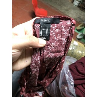 Đầm 2 dây vintage F21