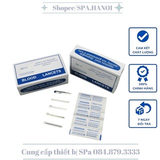Hộp 200 Chiếc Kim Nặn Mụn Chích Máu Blood Lancets