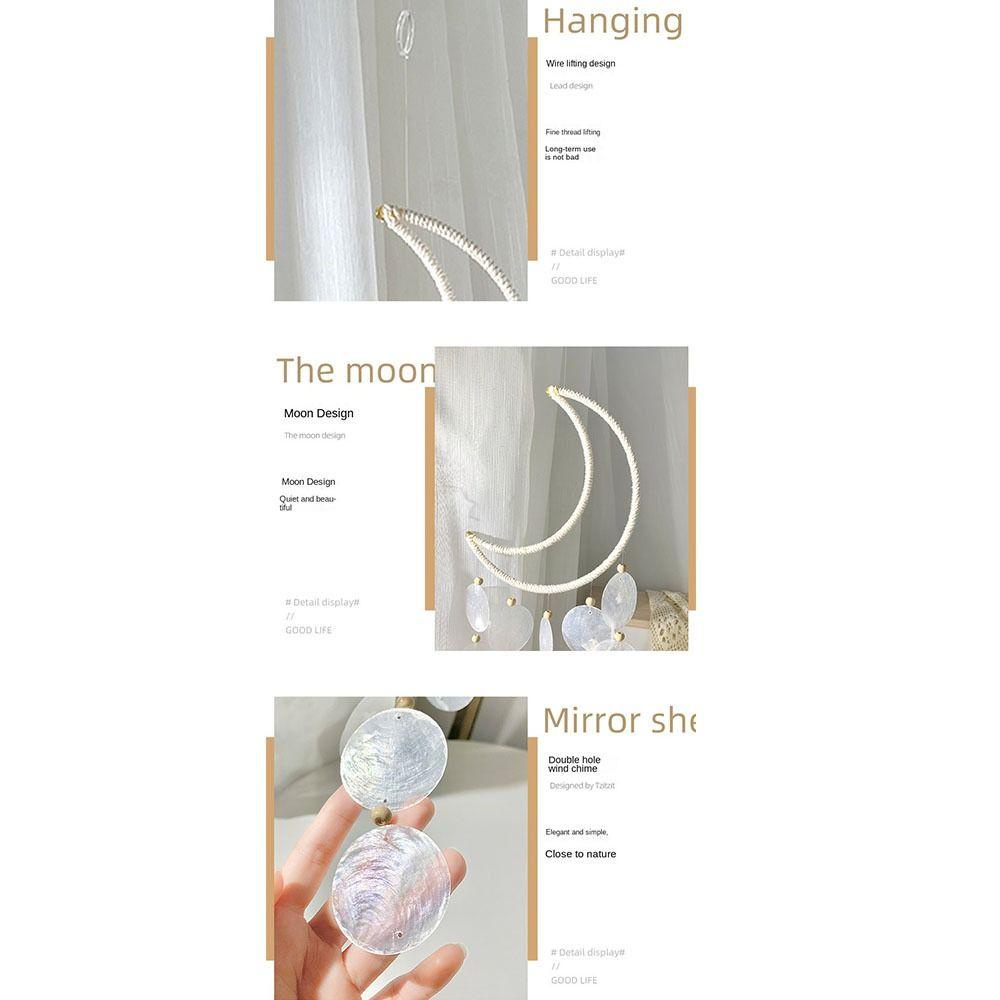 YELGIRL 1 Chuông Gió Hình Vỏ Sò Trang Trí