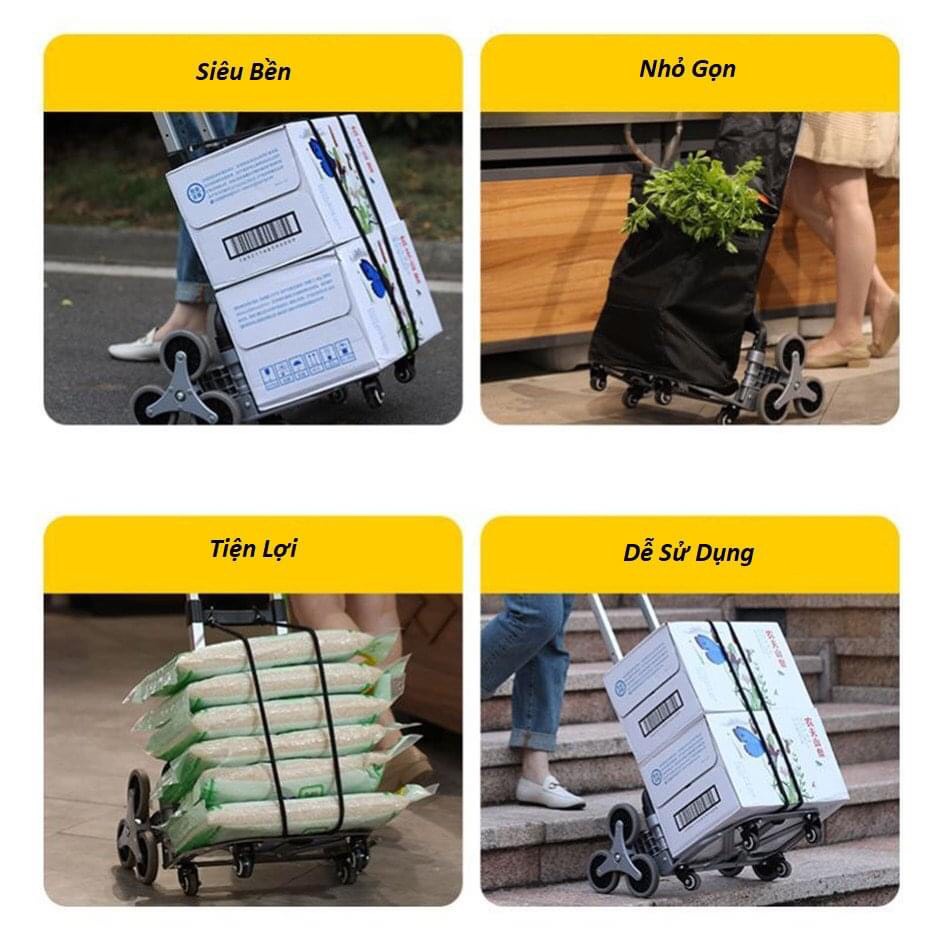 Xe kéo hàng leo cầu thang nhập khẩu XKT06 mới