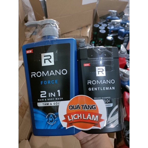 Romano 2in1 Force 180g Tặng sữa Tắm