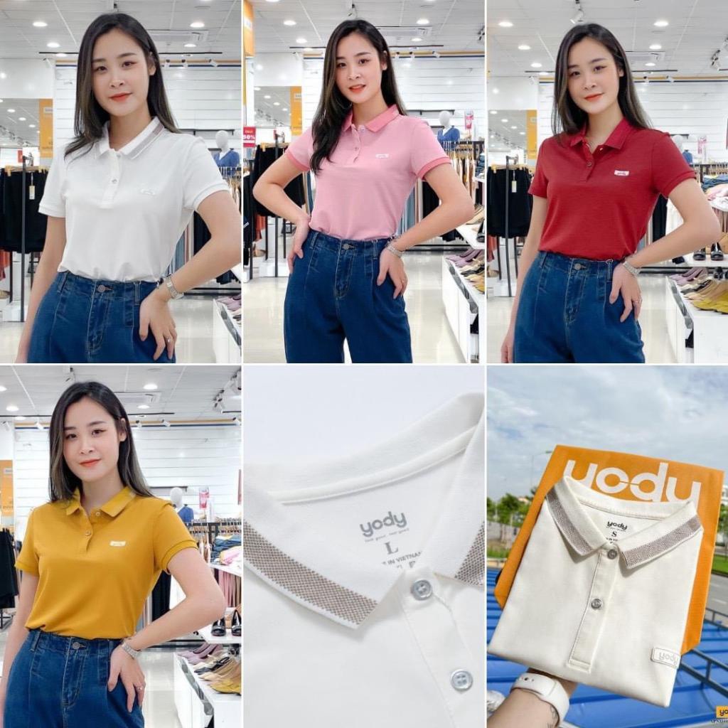 Áo Polo Yody Nam Nữ, Vải Cotton Mắt Chim Cao Cấp