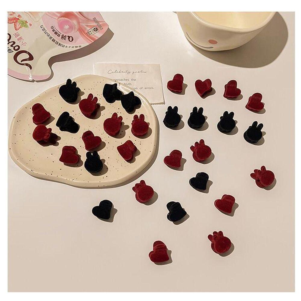 MAXG 50 Kẹp Tóc Hình Thỏ / Trái Tim Nhỏ Xinh Cho Cô Dâu