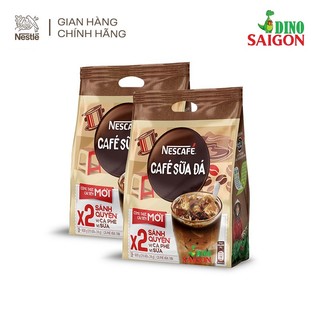 Combo 2 Bịch Cà phê sữa đá hòa tan Nescafé (Bịch 25 gói x 24g)