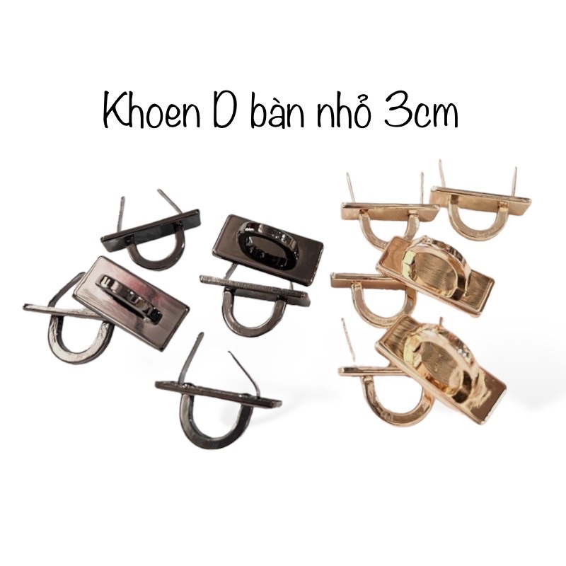 Khoen D bàn nhỏ 3cm