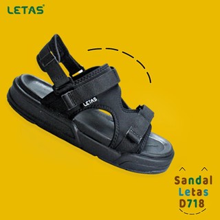 Sandal Uniex Letas D718 Đen đen đế cao