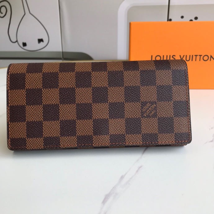 Louis vuitton mới thẻ trọn gói 58101 100 phần trăm bản gốc xác thực LV ví cổ điển người đàn ông và phụ nữ cùng một phong cách (với hộp)