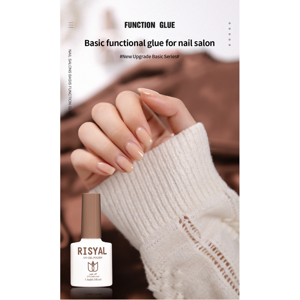 Keo Phủ Móng Tay Bán Vĩnh Viễn 7ml Chuyên Dụng Cho Salon Làm Móng