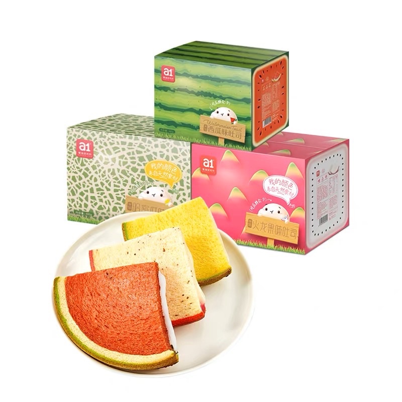 Bánh mỳ dưa dấu 🍉 dưa gang 🍈 nhân kem sữa chua 🍞