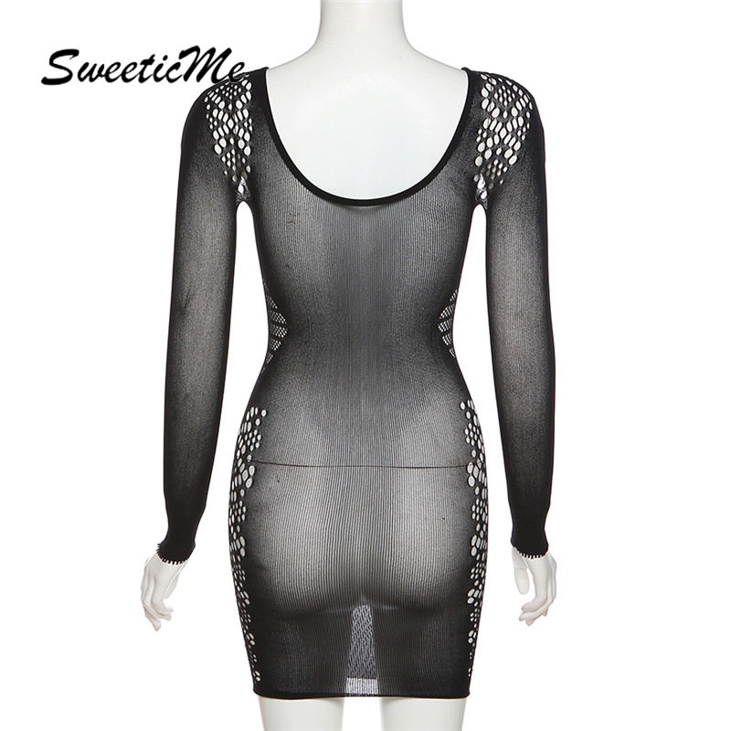 Đầm Ôm Dáng Màu Trơn Phối Ren Rỗng Thời Trang 2023 Gợi Cảm Cho Nữ