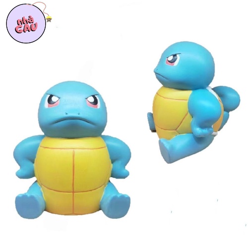 Tô tượng thạch cao POKEMON RÙA size đại(không kèm màu và cọ)