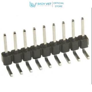 Lược đực - jum 2.54 , smd , lược đực đơn cong, chân thẳng, lược đực đôi
