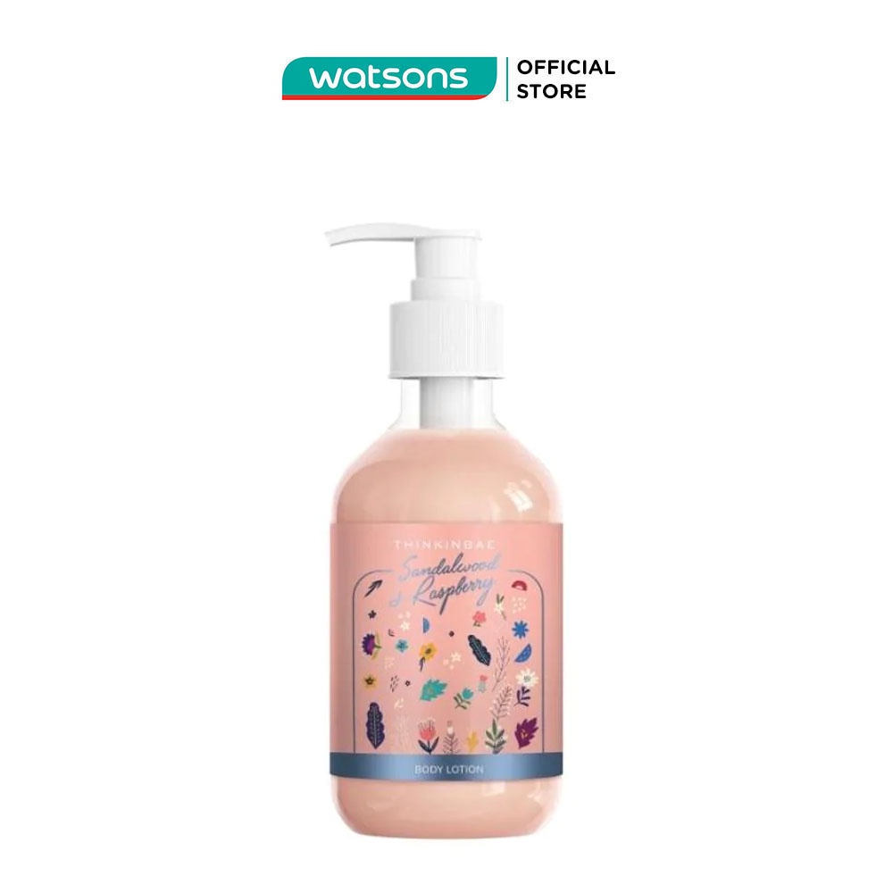 Sữa Dưỡng Thể ThinkinBae Hương Gỗ Đàn Hương Và Quả Mâm Xôi 300ml