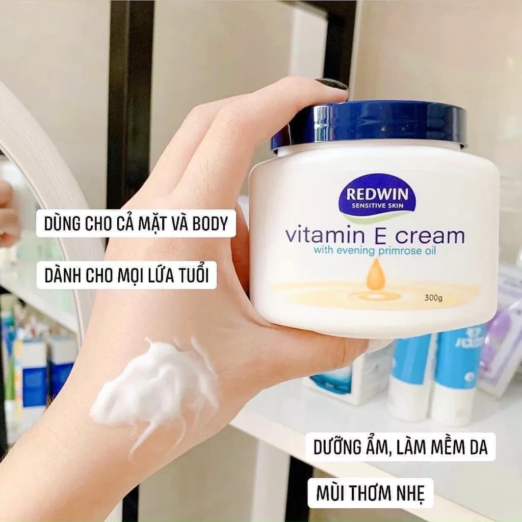Kem Dưỡng Ẩm Redwin Vitamin E Cream 300g