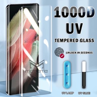 Kính Cường Lực Keo UV Cho Samsung Galaxy ss S24 S23 Ultra S22 S20 S20+ S10 S10+ S9 S9+ S8 S8+ Note 20 Ultra 10 10+ 9 8 Plus Pro