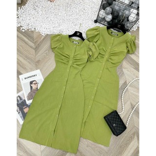 Váy Xanh Bơ Đơn Giản Thanh Lịch Mát Mẻ - Venus