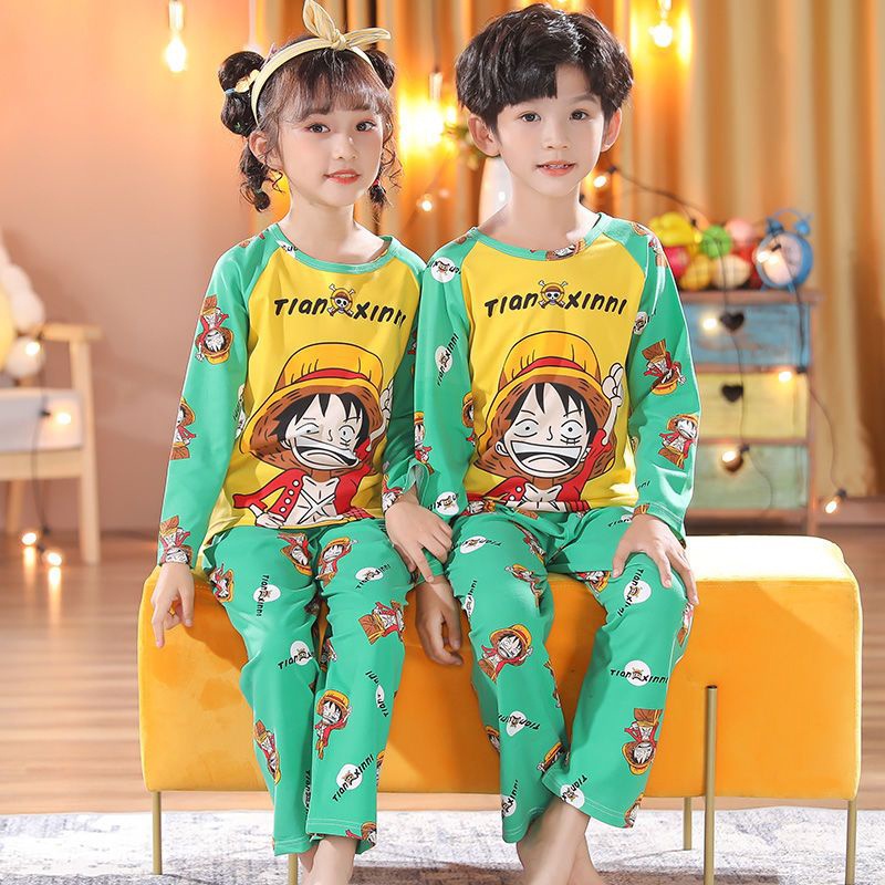 CATIMINI Bộ Đồ Ngủ Tay Dài In Họa Tiết Hoạt Hình Dễ Thương Thời Trang Xuân Thu Cho Bé Trai Và Gái