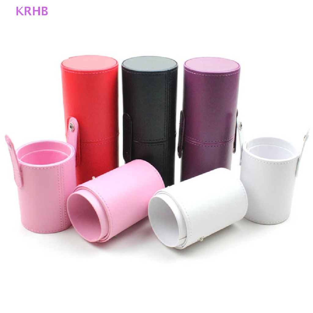 Hộp Đựng Cọ Trang Điểm Bằng Da PU Tiện Dụng Mới