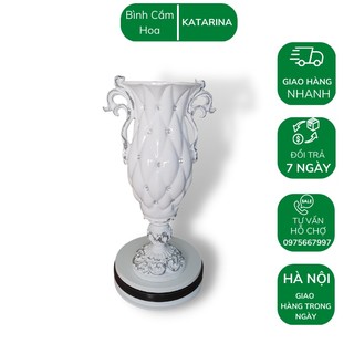 Bình cắm hoa trám s2,chất liệu nhựa composite,mã BH07 ,cắm hoa,chồng cây katarina