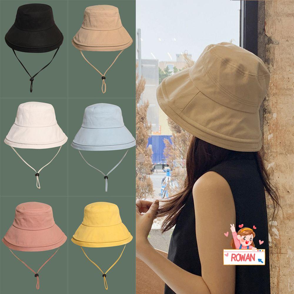 Mũ Fedoras Đi Biển Chống Nắng Màu Trơn Thời Trang Mùa Hè