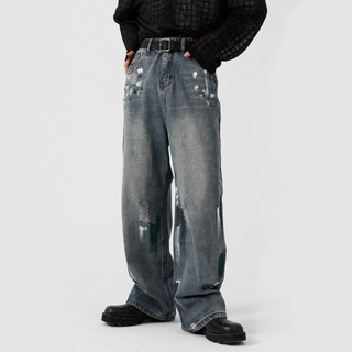 Quần jeans ống rộng form suông - Dusty jeans