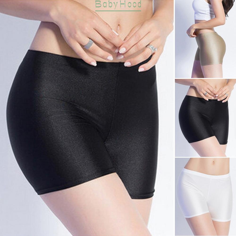 Womens Shorts Slim fit Smooth Tight Underwear Casual Lingerie Mid waist#BBHOOD