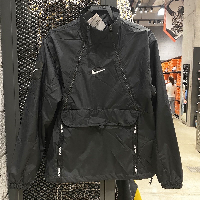 Áo Khoác Gió Nike 100% Chính Hãng Phối Khóa Kéo Đôi Thời Trang Cho Nam Và Nữ