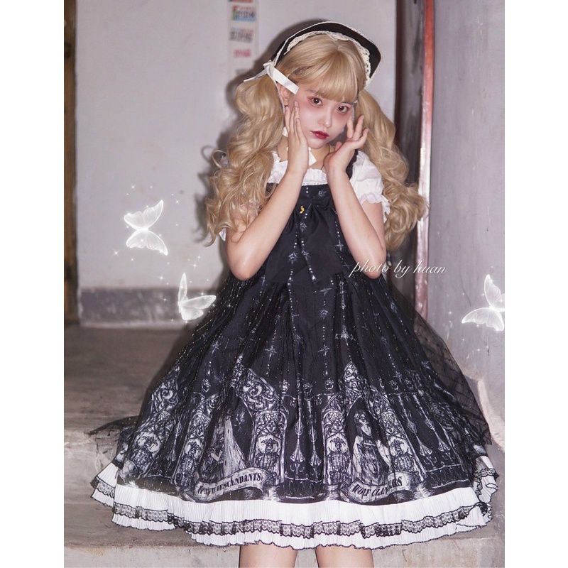 Váy JSK  Lolita đêm tối ma mị phong cách Gothic