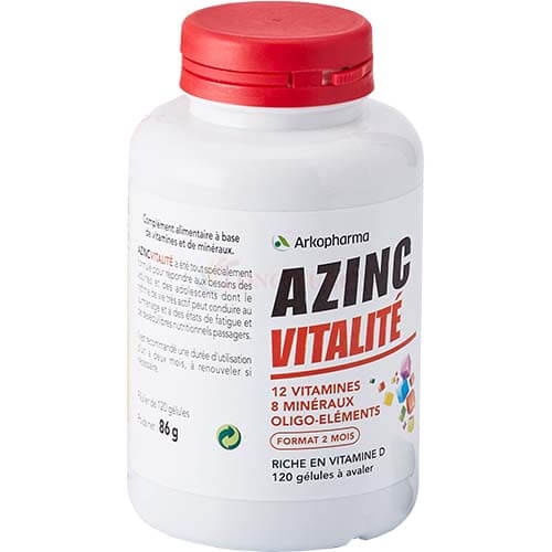 Viên uống Arkopharma Azinc Vitalite bổ sung vitamin và khoáng chất (60 viên/120 viên)