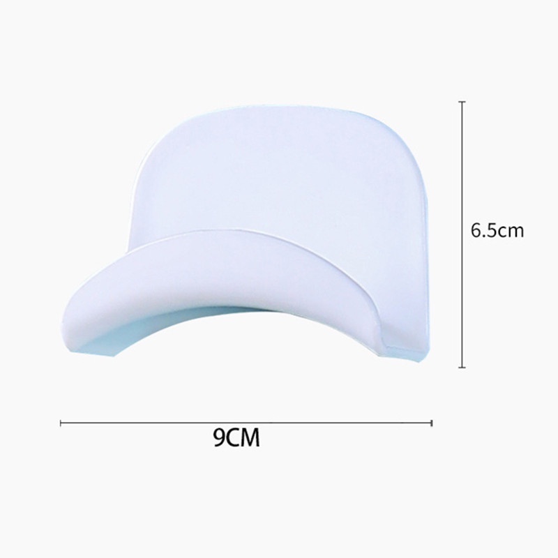 Giá Đỡ Treo Túi Xách / Mũ / Khăn Tắm Chịu Lực Mạnh Chống Thấm Nước Màu Trắng Tiết Kiệm Không Gian