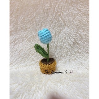 [ Handmade] Chậu Hoa Len Mini trang trí
