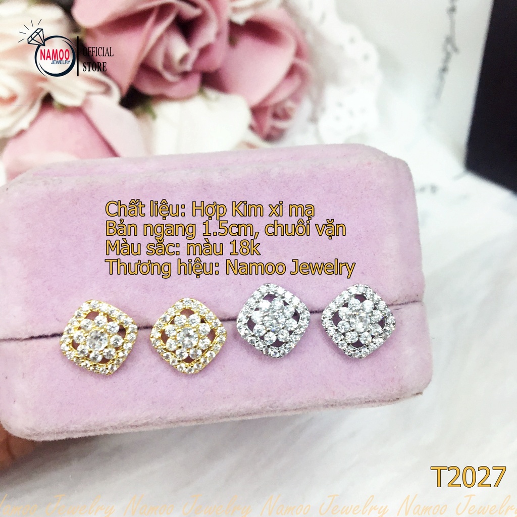 Bông Tai T2027 Đẹp Tinh Tế Thời Trang Cho Nữ Namoo Jewelry