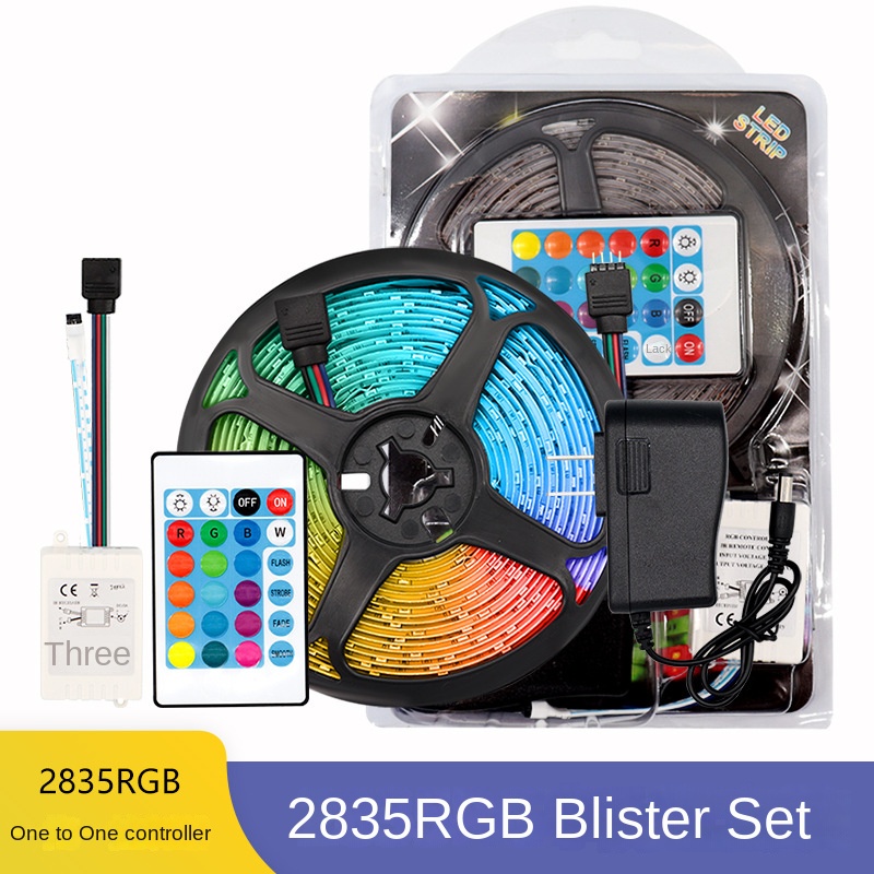 Đèn LED Nhiều Màu Sắc Chống Thấm Nước 2835RGB 12V 24 Phím 16 44 Phím