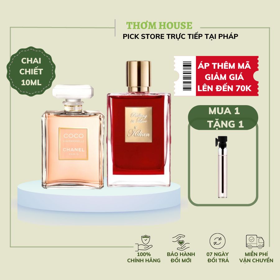 CB nước hoa nữ chiết kilian rắn đỏ 10ml vs cn coco 10ml giảm sập sàn sexy nồng nàn thơm house - D6