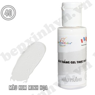 Màu gel trắng Unicorn Color 28g