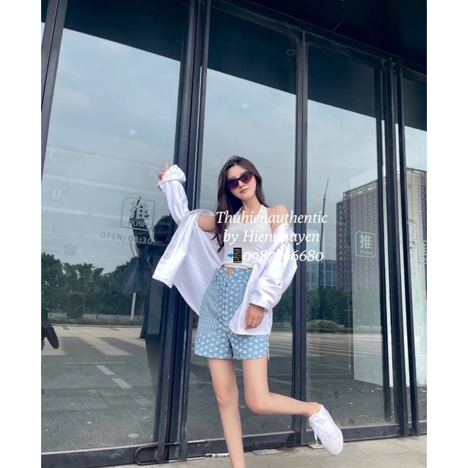 Quần short jean thêu hoa cúc nhí ZARA chính hãng(kèm ảnh thật)