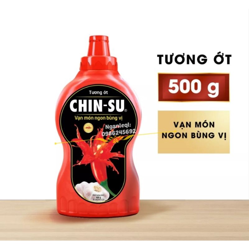 Tương ớt Chinsu chai 500ml