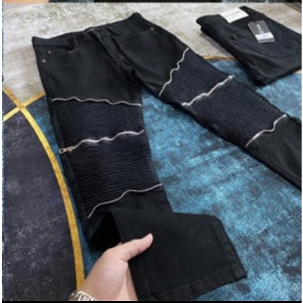 💥 QUẦN JEAN NAM 6 KHOÁ NAM MÀU ĐEN ĐẸP HOT 2023⚜️