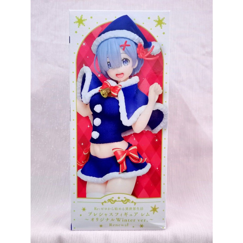 Mô hình Re:Zero Rem - Memory Snow - Rem - Precious Figure - Original Winter Ver - hàng chính hãng Nhật Bản