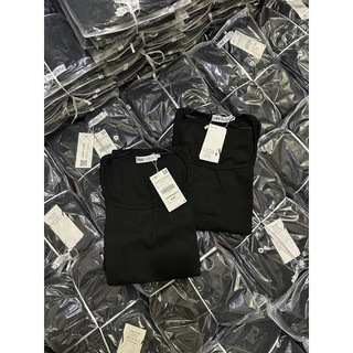 váy len zip cổ U dáng dài