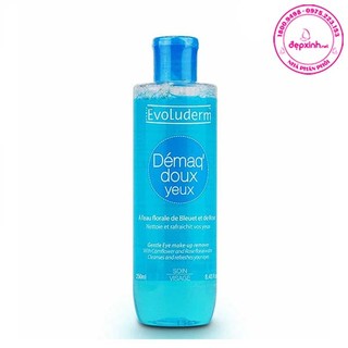 Tẩy trang mắt môi Evoluderm Demaq Doux Yeux 250ml - Chính hãng