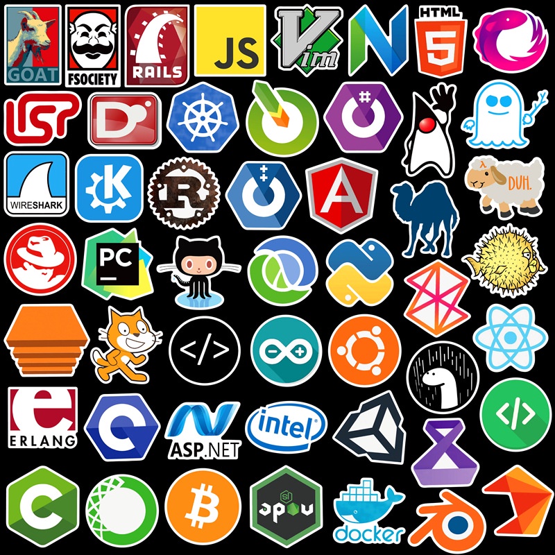 Sticker developer sticker lập trình viên chống nước TooYoo BK00262