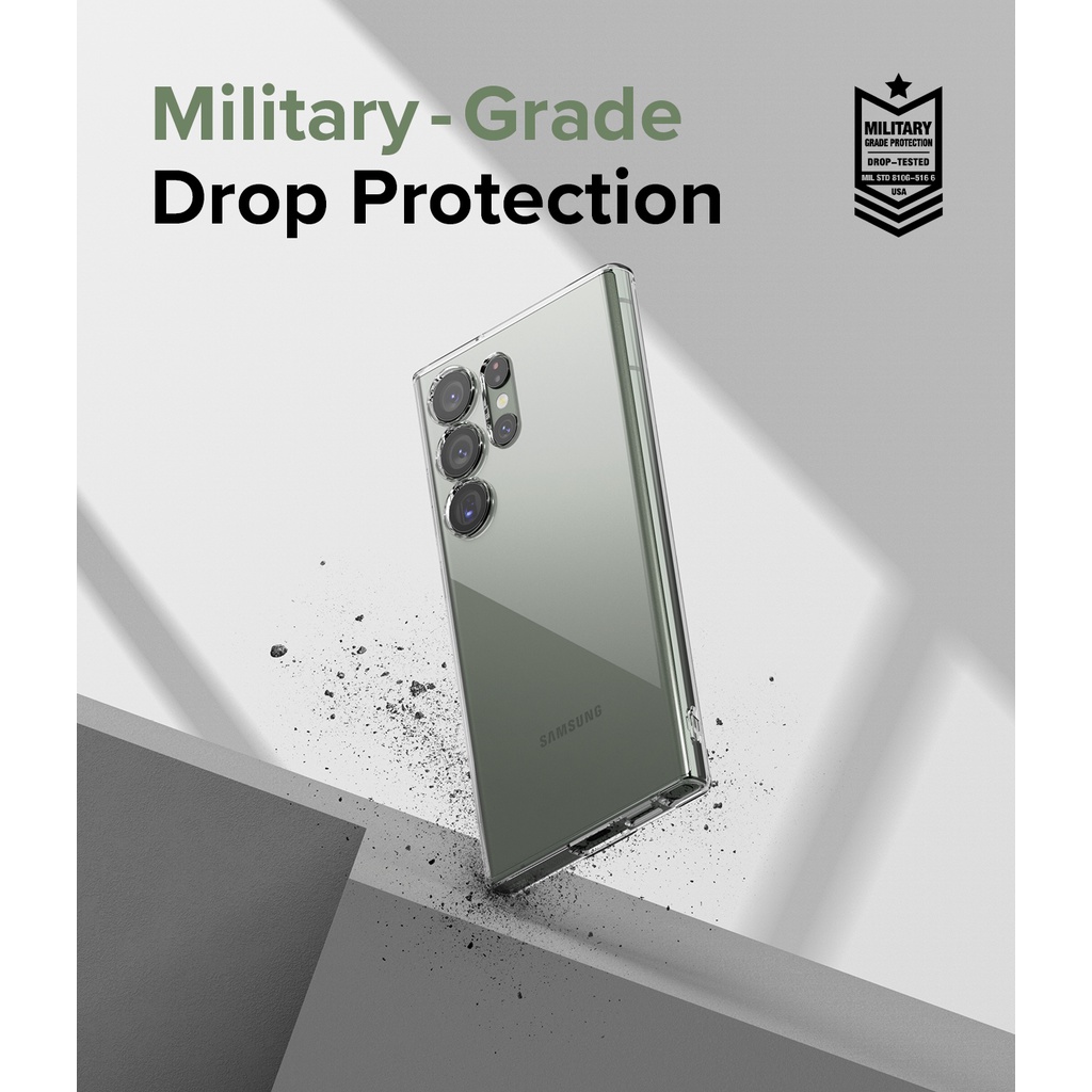 Ốp điện thoại Ringke Air TPU mềm dẻo cho Galaxy S23 Ultra