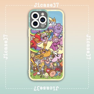 Ốp lưng iphone và samsung xiaomi oppo cạnh vuông Jicase Adventure Time Nhân Vật Hoạt Hình Cartoon 